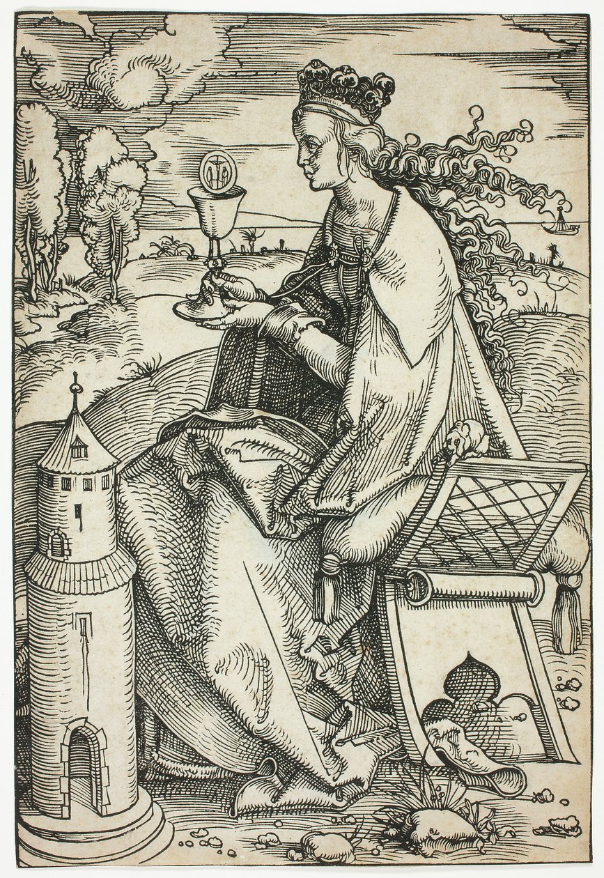 Św. Barbara autorstwa Hans Baldung Grien