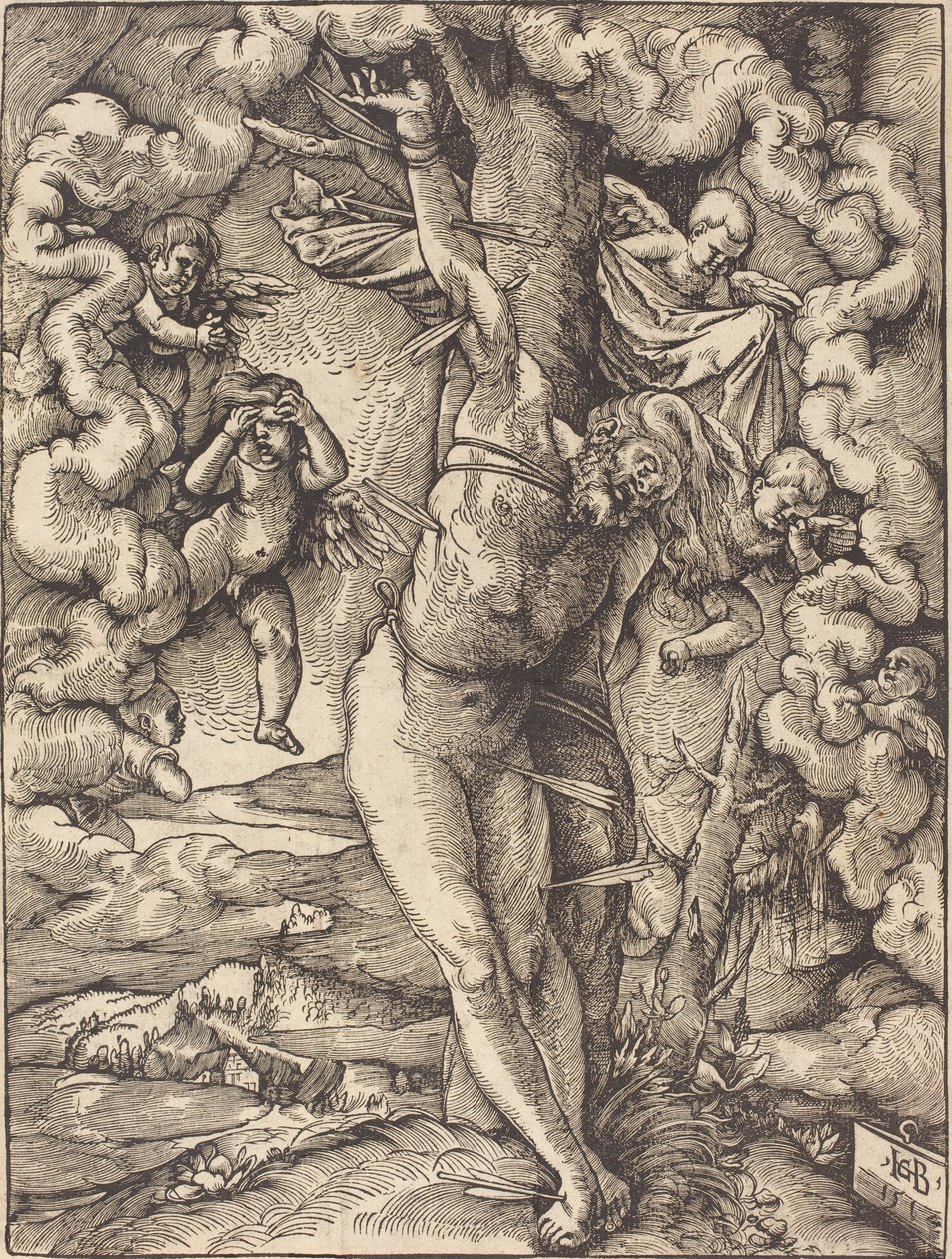 Św. Sebastian, 1514 autorstwa Hans Baldung Grien