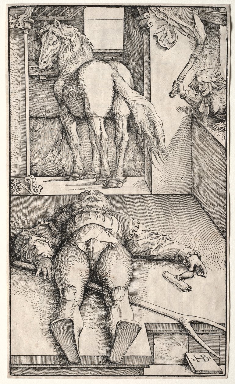 Zaczarowany Pan Młody, 1544. autorstwa Hans Baldung Grien