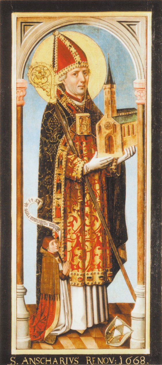 Święty Ansgar autorstwa Hans Bornemann