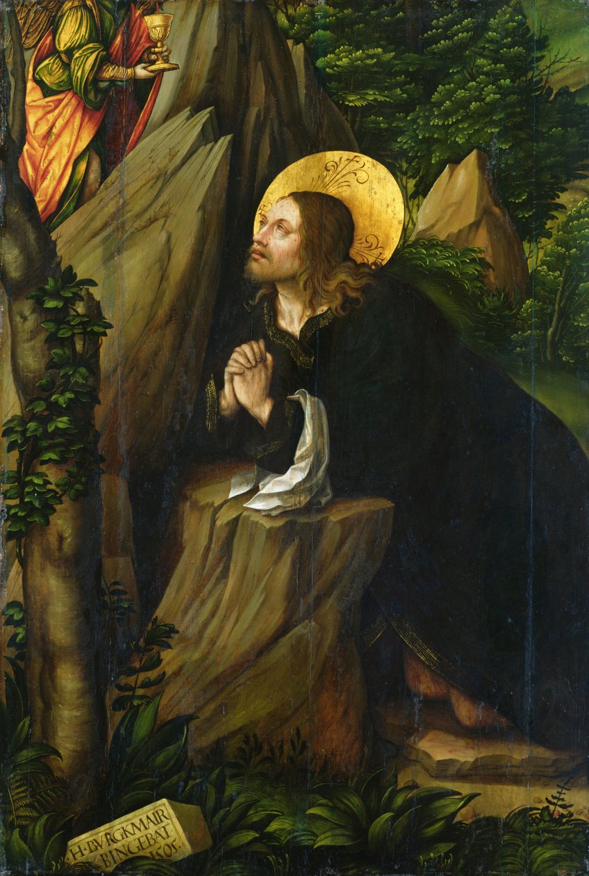 Chrystus na Górze Oliwnej, 1505 autorstwa Hans Burgkmair