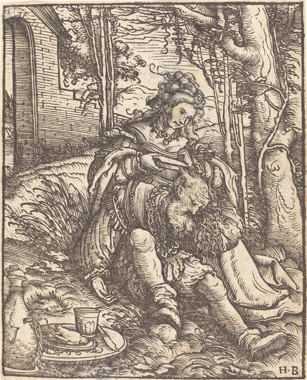 Samson i Dalila autorstwa Hans Burgkmair I