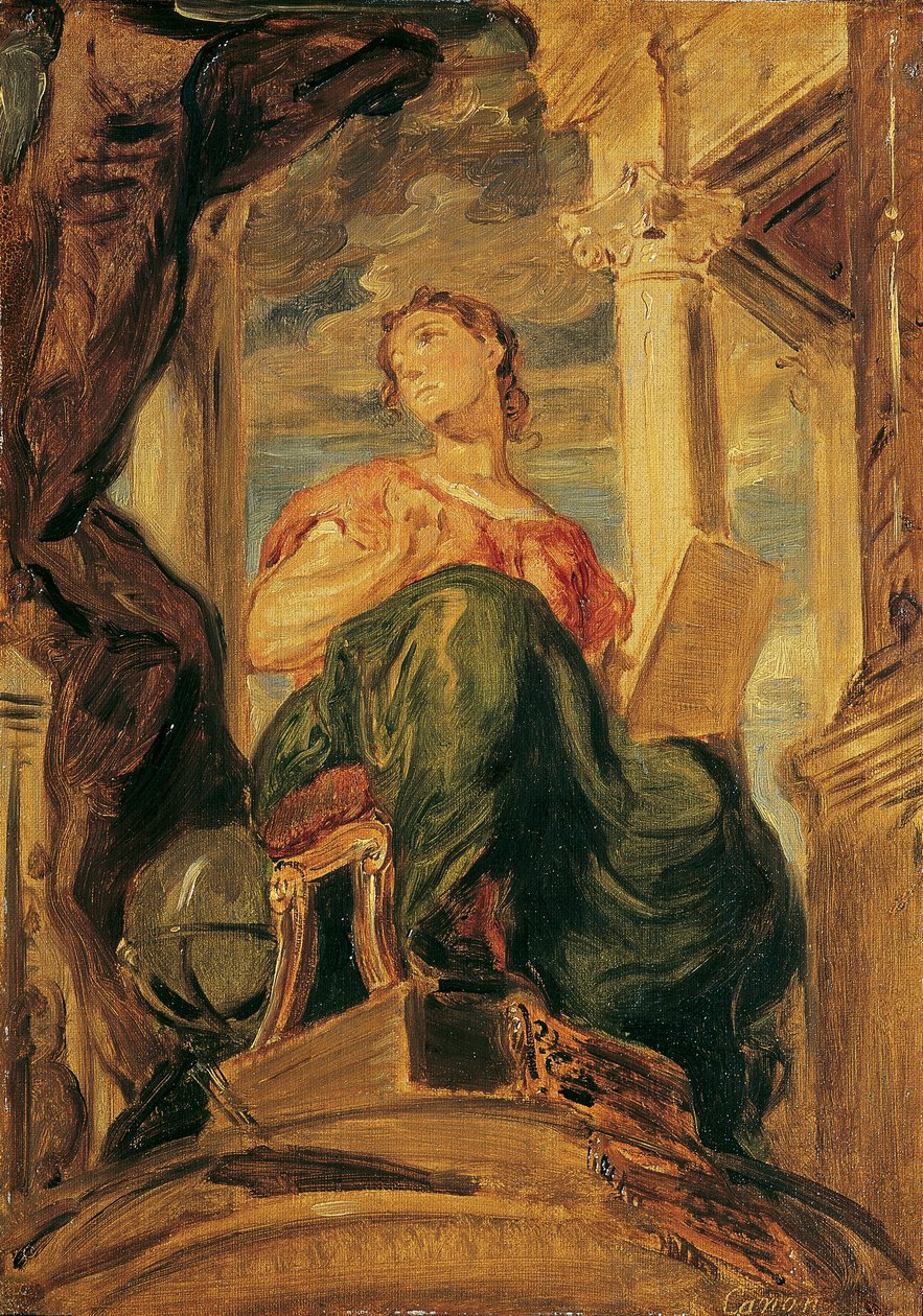 Die Muse Clio autorstwa Hans Canon