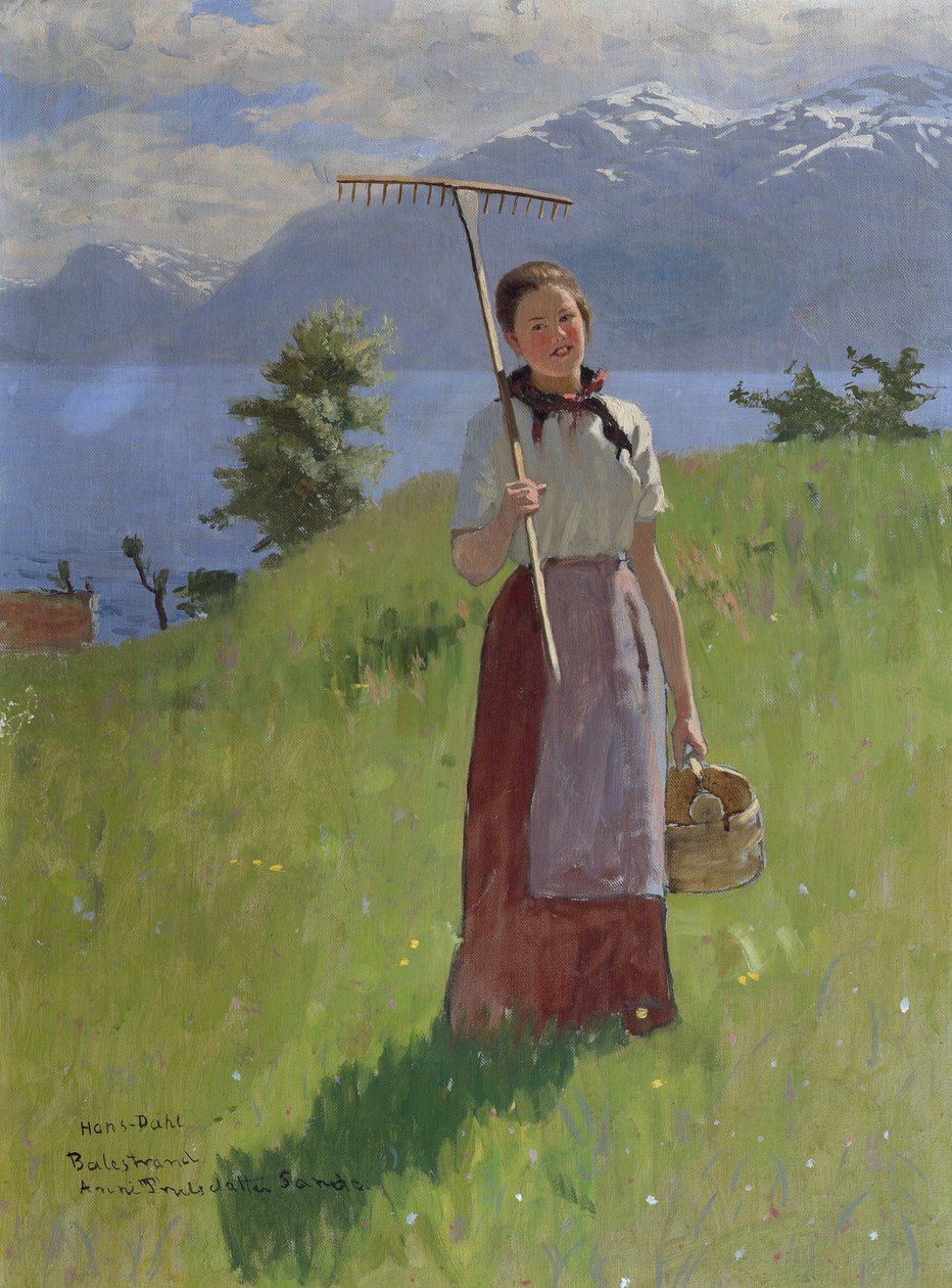Anne Trulsdatter Sande, Balestrand autorstwa Hans Dahl