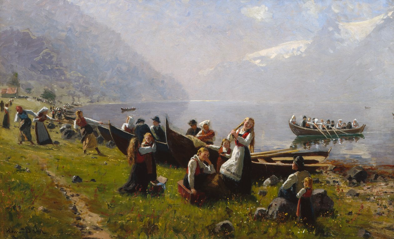 Święto Przesilenia Letniego autorstwa Hans Dahl