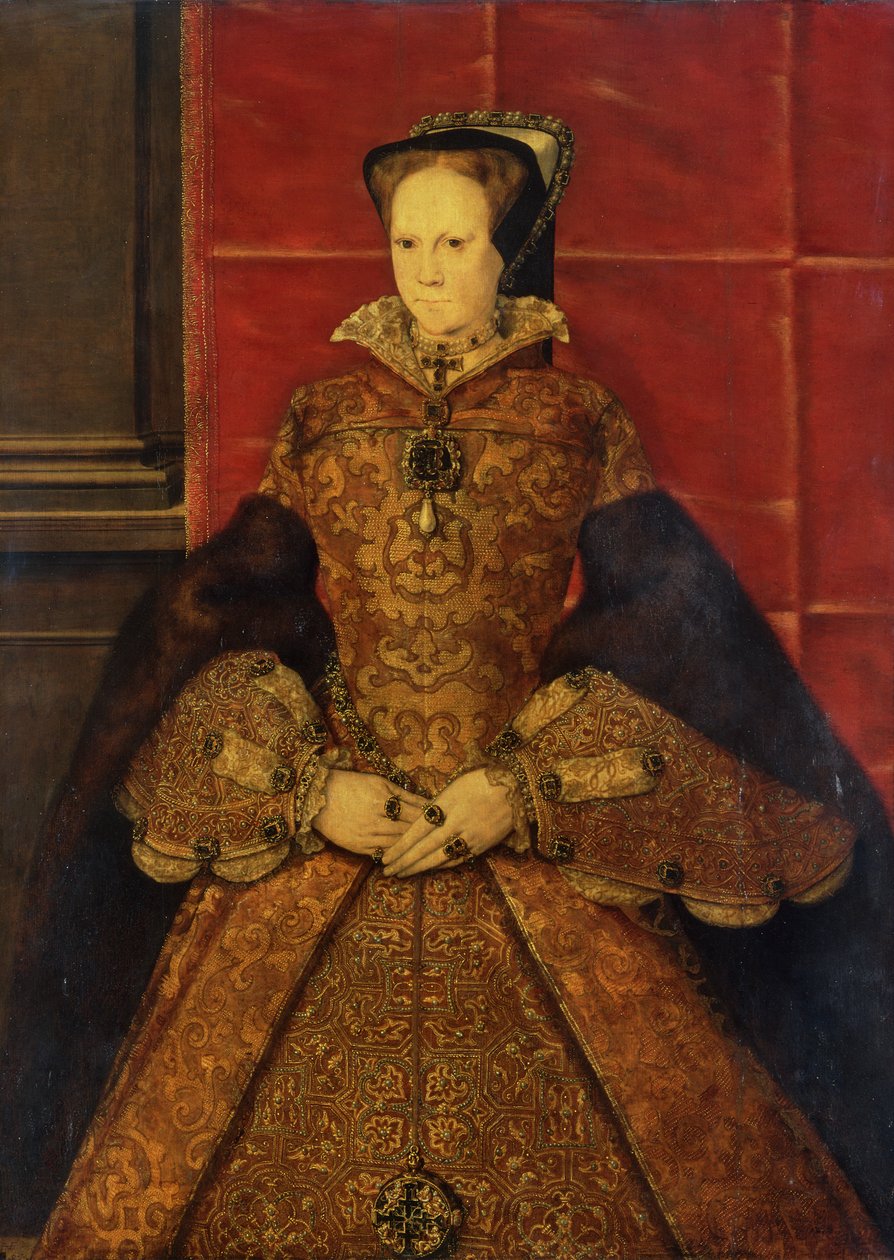 Królowa Maria I autorstwa Hans Eworth or Ewoutsz