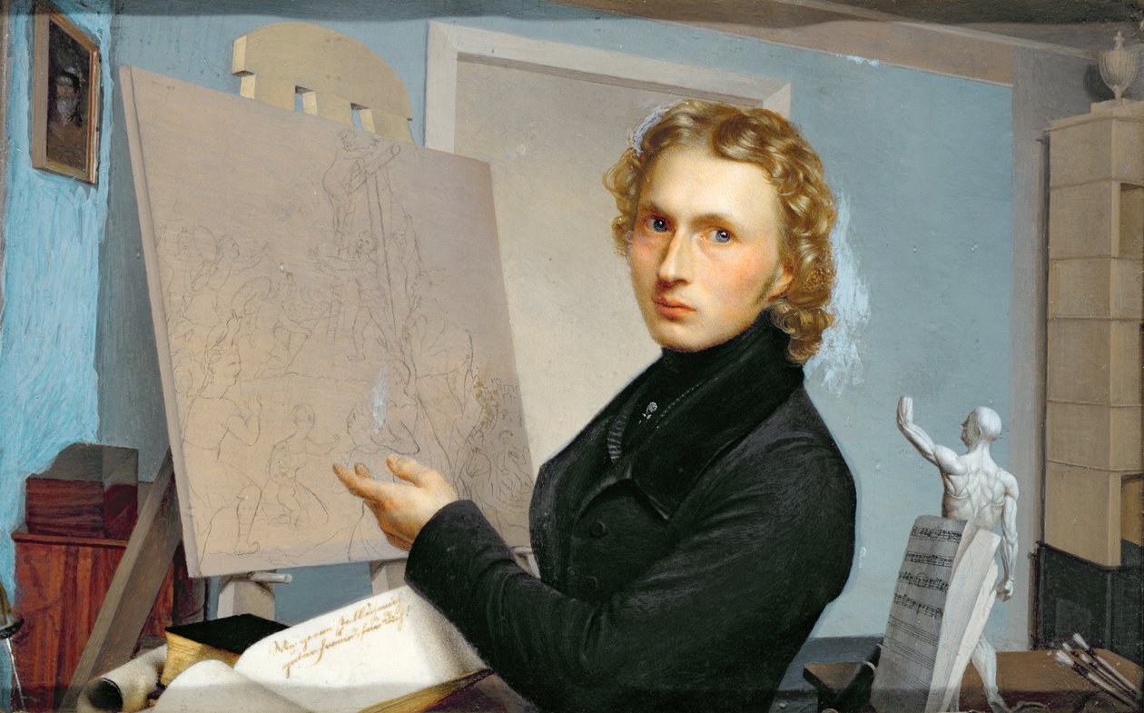Autoportret, 1822 autorstwa Hans Heinrich Porth