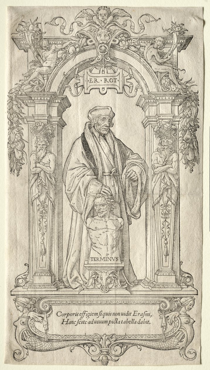 Erazm z Rotterdamu. autorstwa Hans Holbein