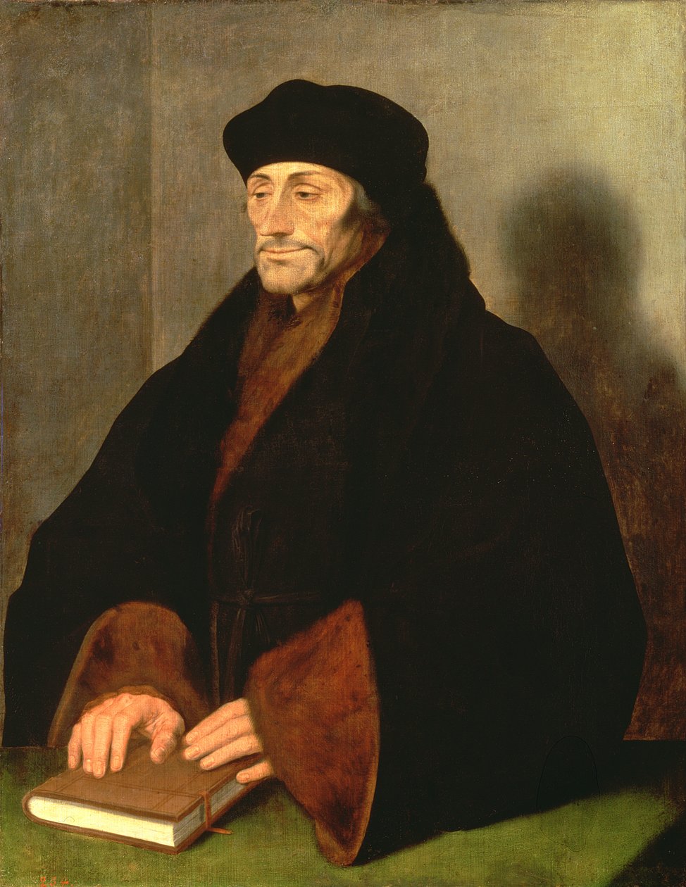 Erazm z Rotterdamu, 1523 autorstwa Hans Holbein der Jüngere