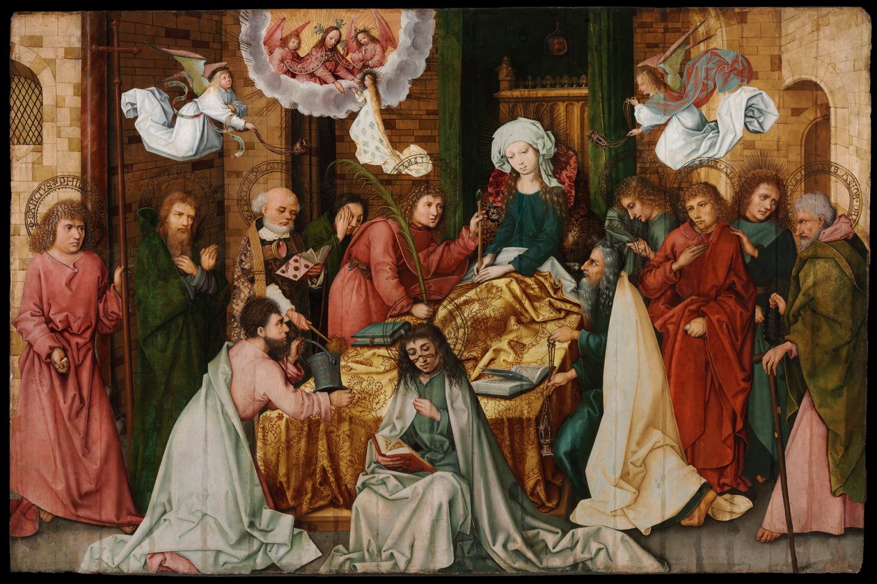 Zaśnięcie Dziewicy autorstwa Hans Holbein the Elder