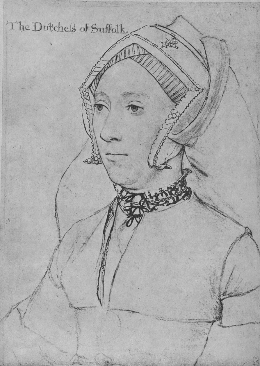 Katarzyna Willoughby, c1532-1543 1945 autorstwa Hans Holbein der Jüngere