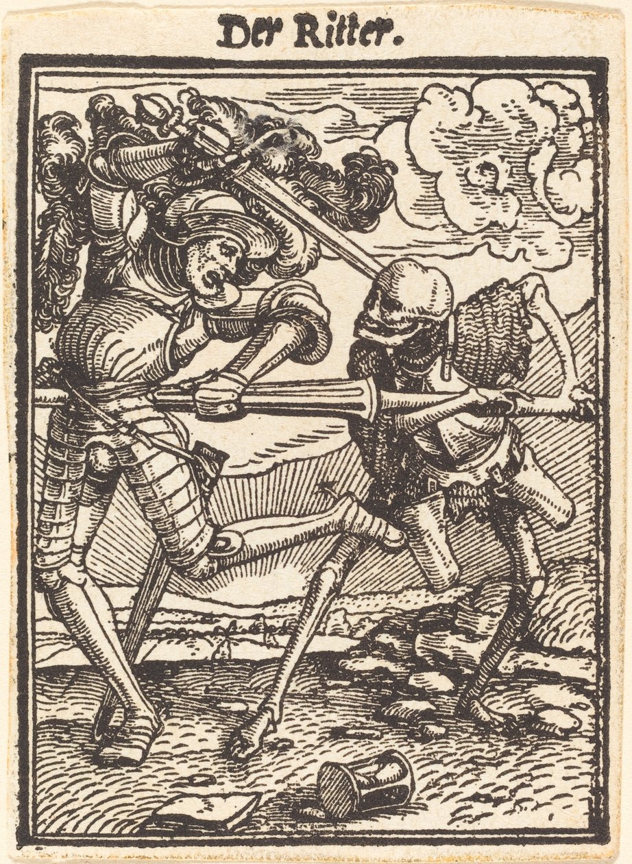 Rycerz. autorstwa Hans Holbein der Jüngere