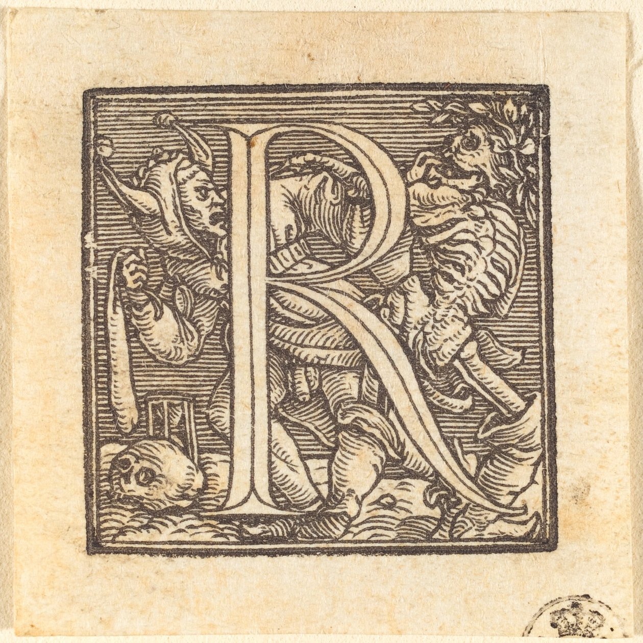 Litera R. autorstwa Hans Holbein der Jüngere