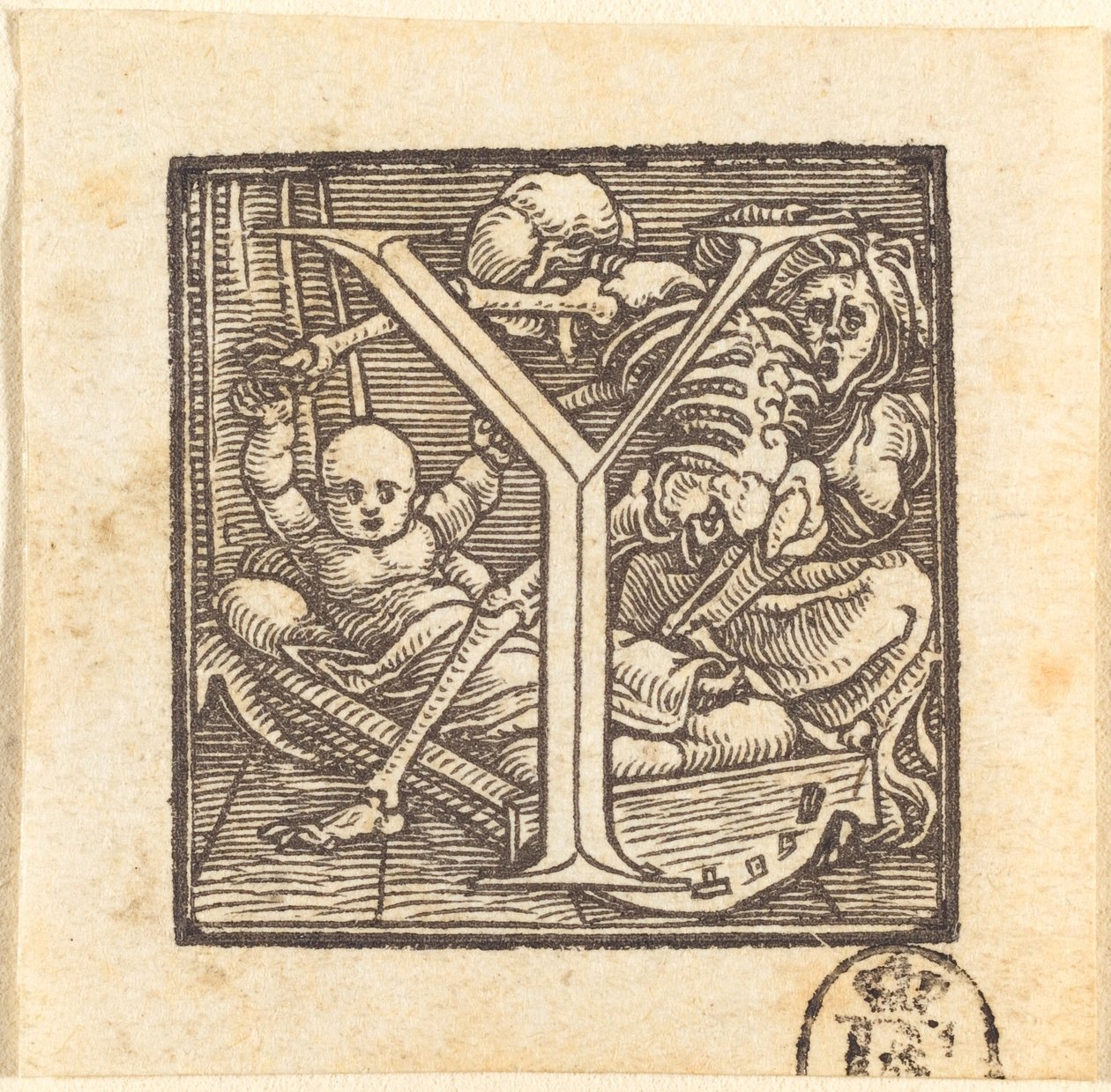 Litera Y autorstwa Hans Holbein der Jüngere