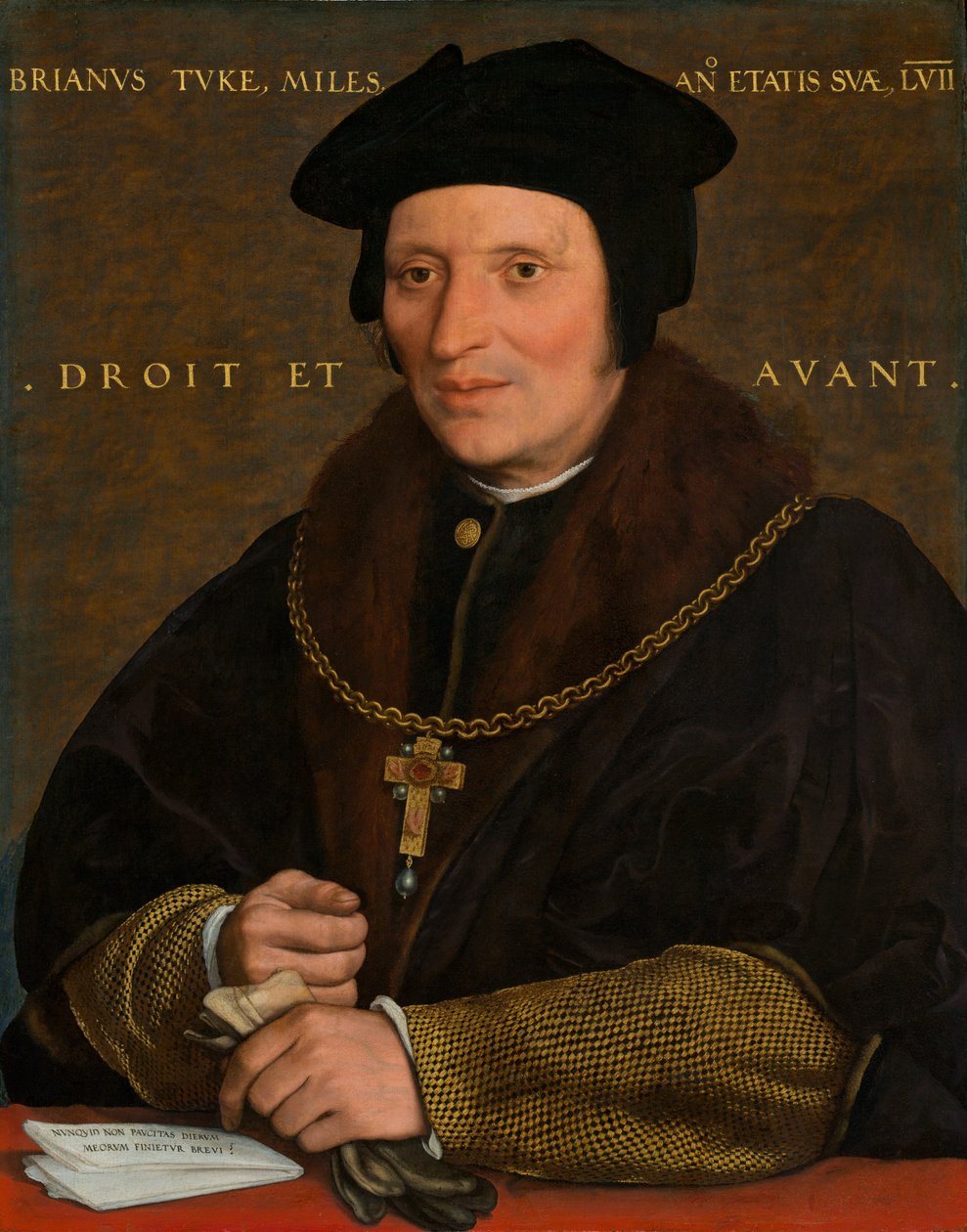 Sir Brian Tuke autorstwa Hans Holbein der Jüngere