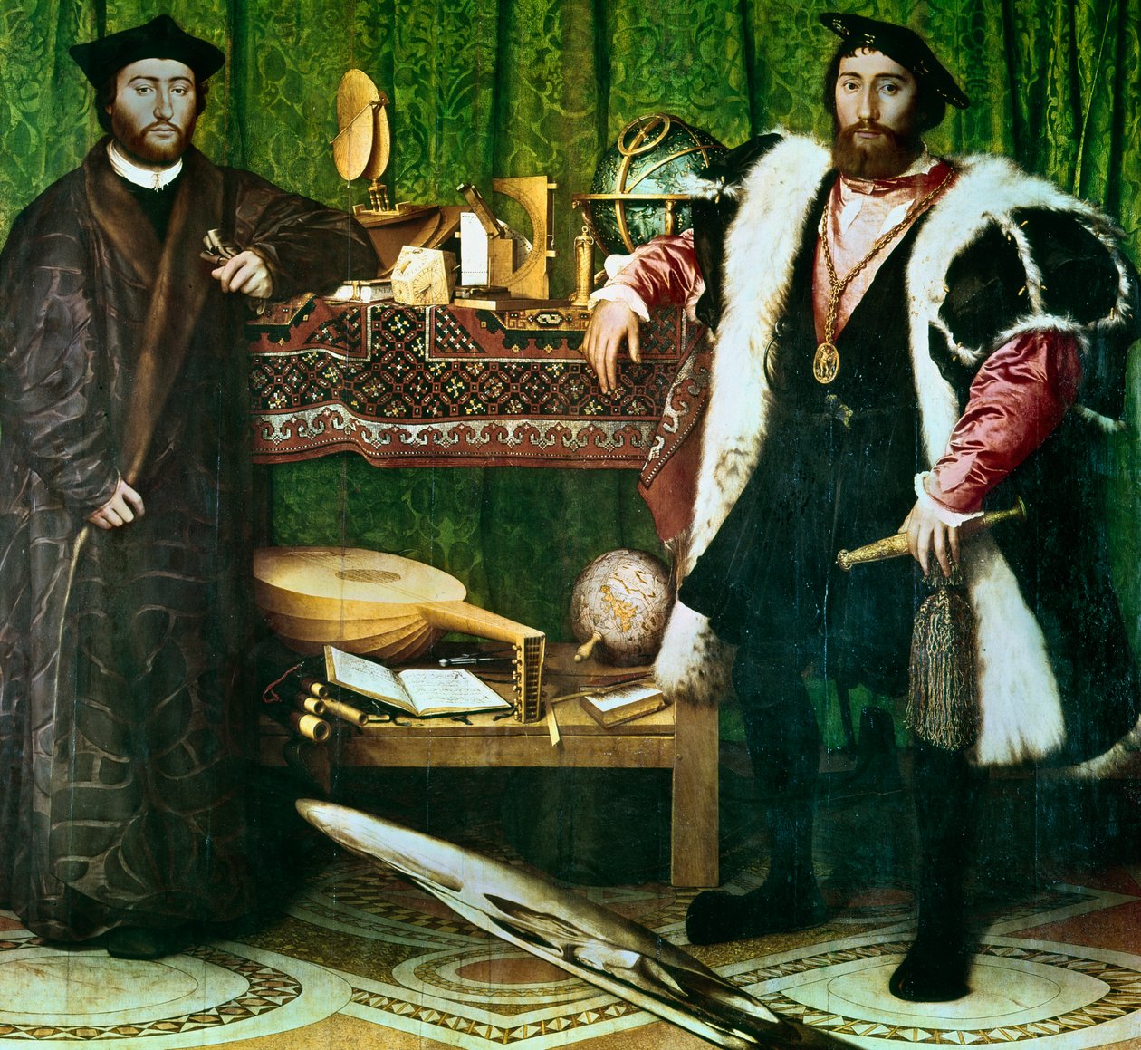 „Ambasadorzy”, 1533. autorstwa Hans Holbein der Jüngere