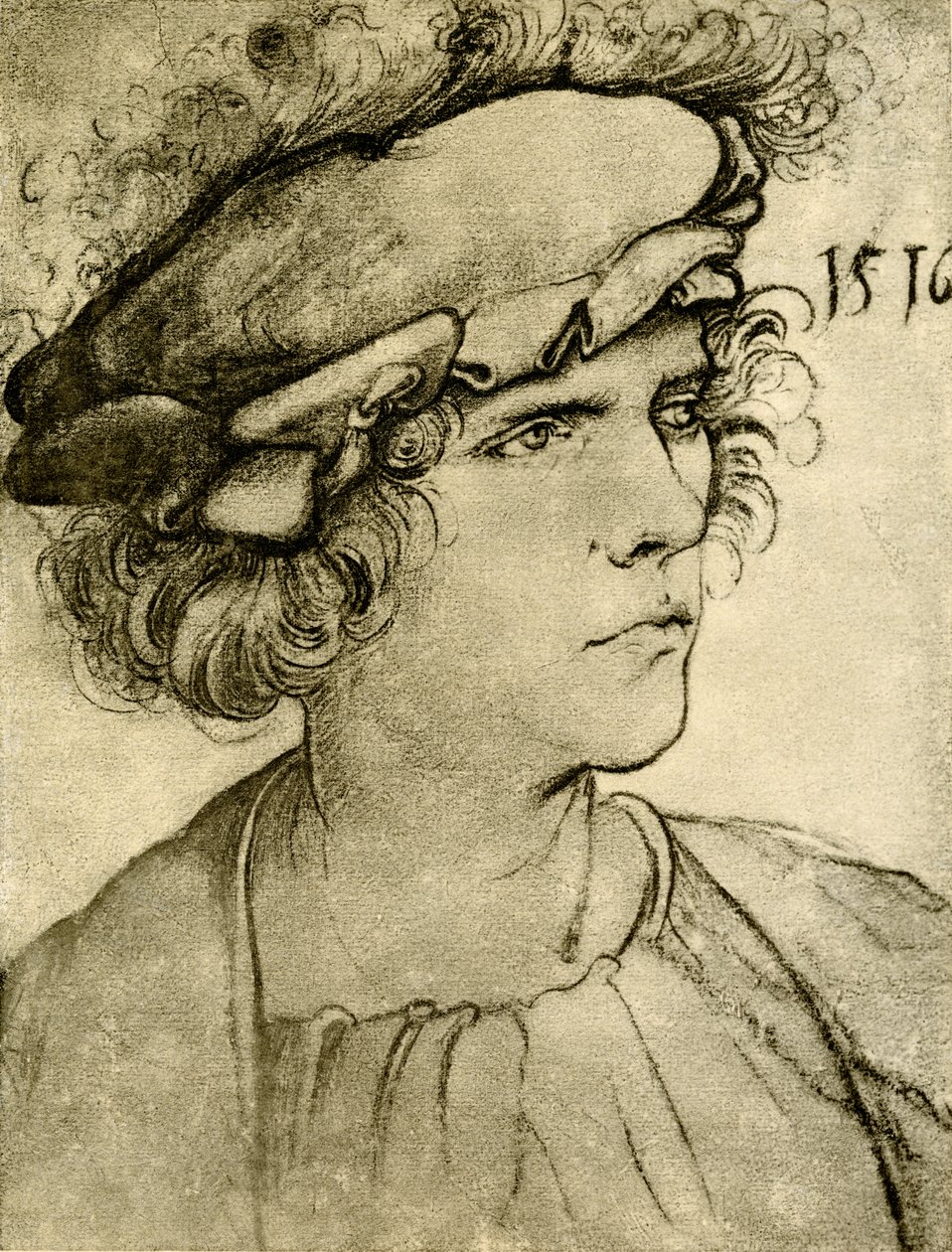 Portret nieznajomego autorstwa Hans Leonard Schaufelein