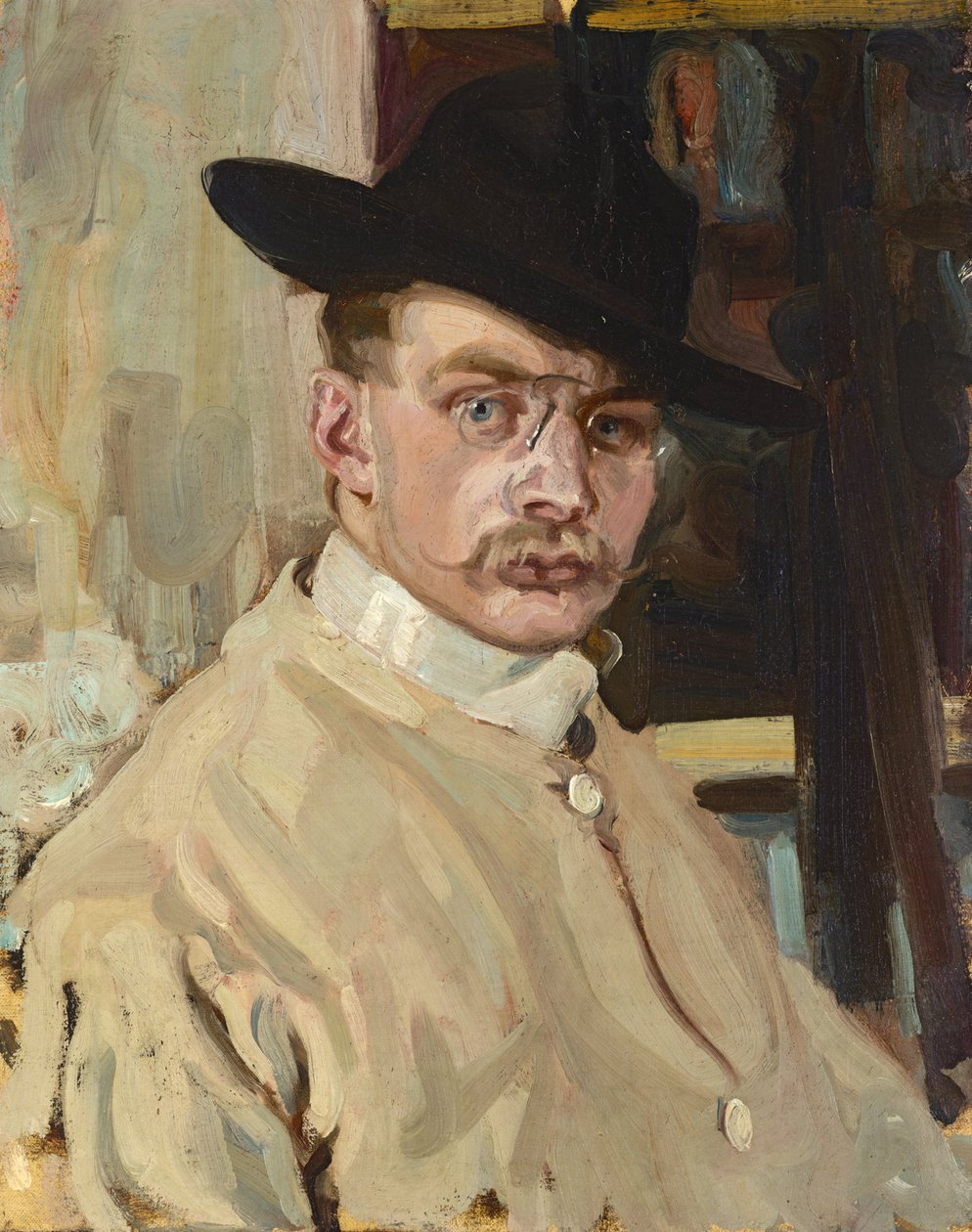 autoportret autorstwa Hans Lesker