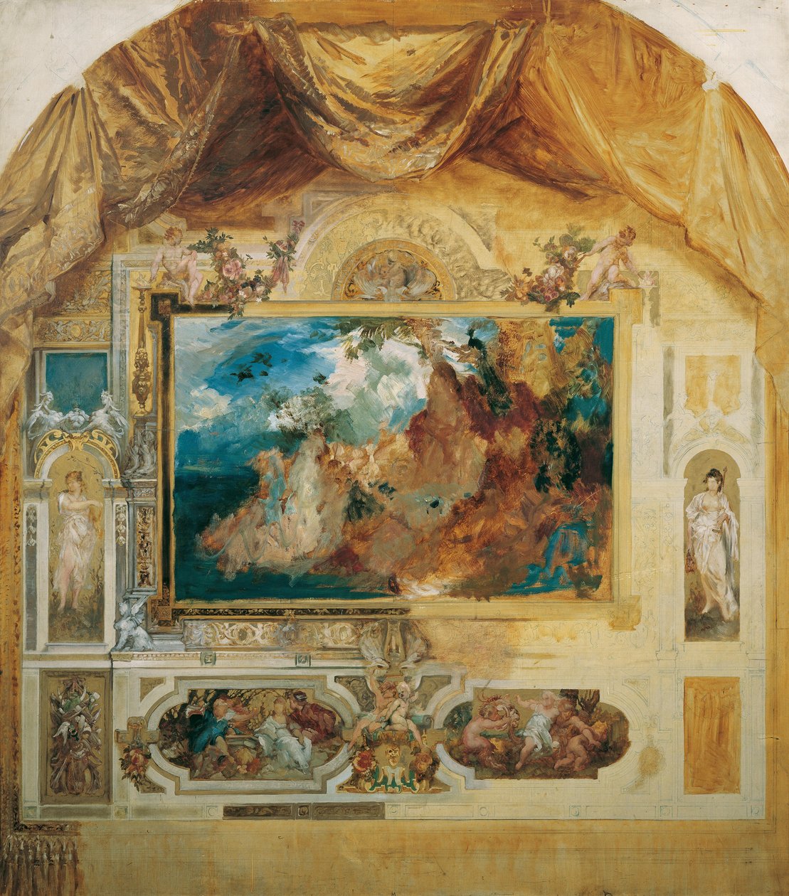 Święto Bachusa autorstwa Hans Makart