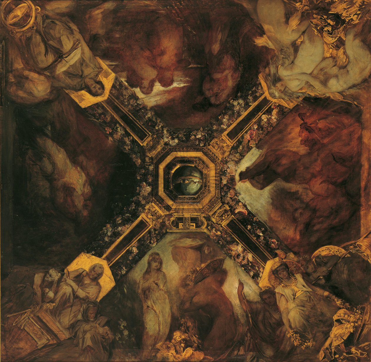 Pierścień Nibelunga autorstwa Hans Makart