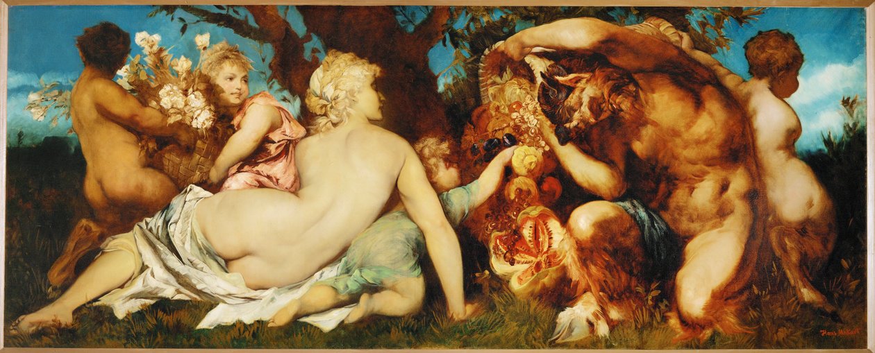 Żniwa ... (obraz na płótnie) autorstwa Hans Makart