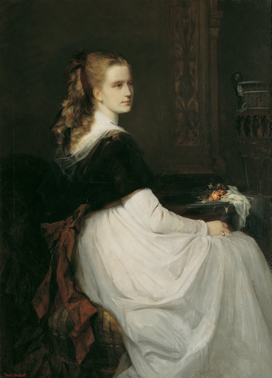 Portret Eugenii Scheuffelen autorstwa Hans Makart
