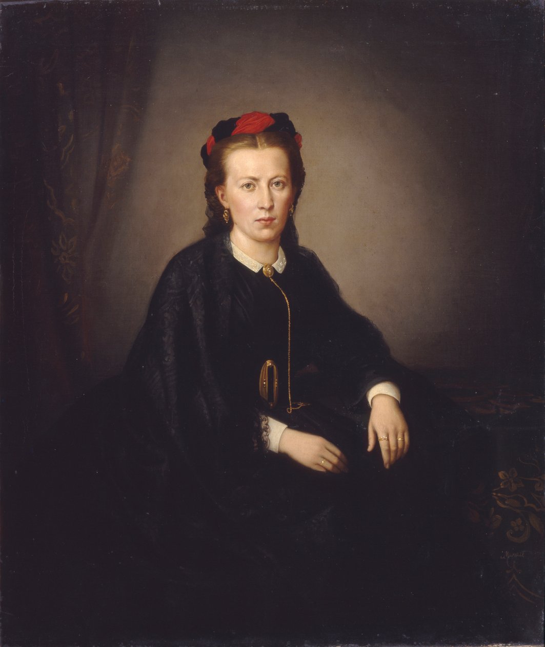 Portret kobiety autorstwa Hans Makart