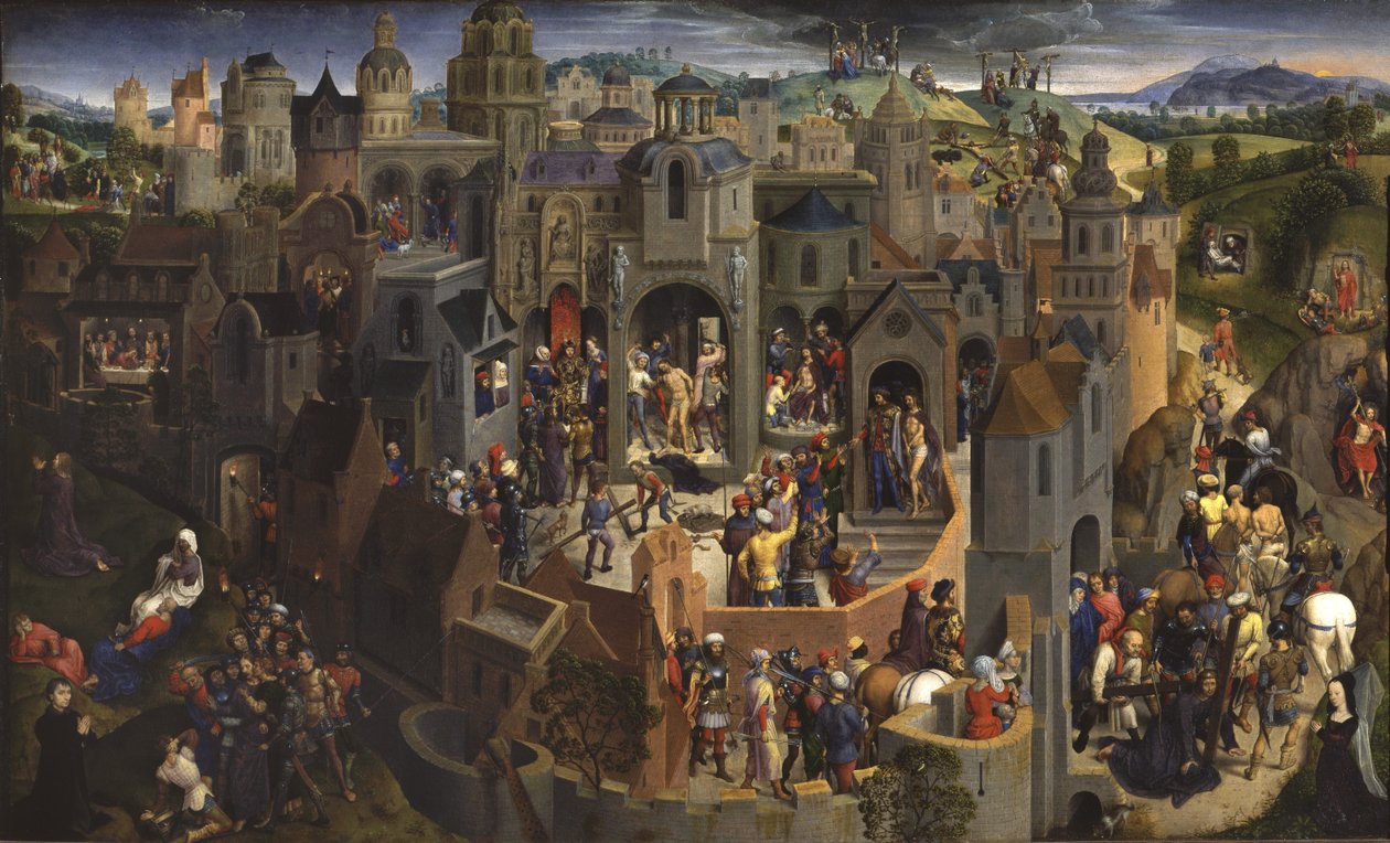 Męka Chrystusa, ok. 1470-71 autorstwa Hans Memling