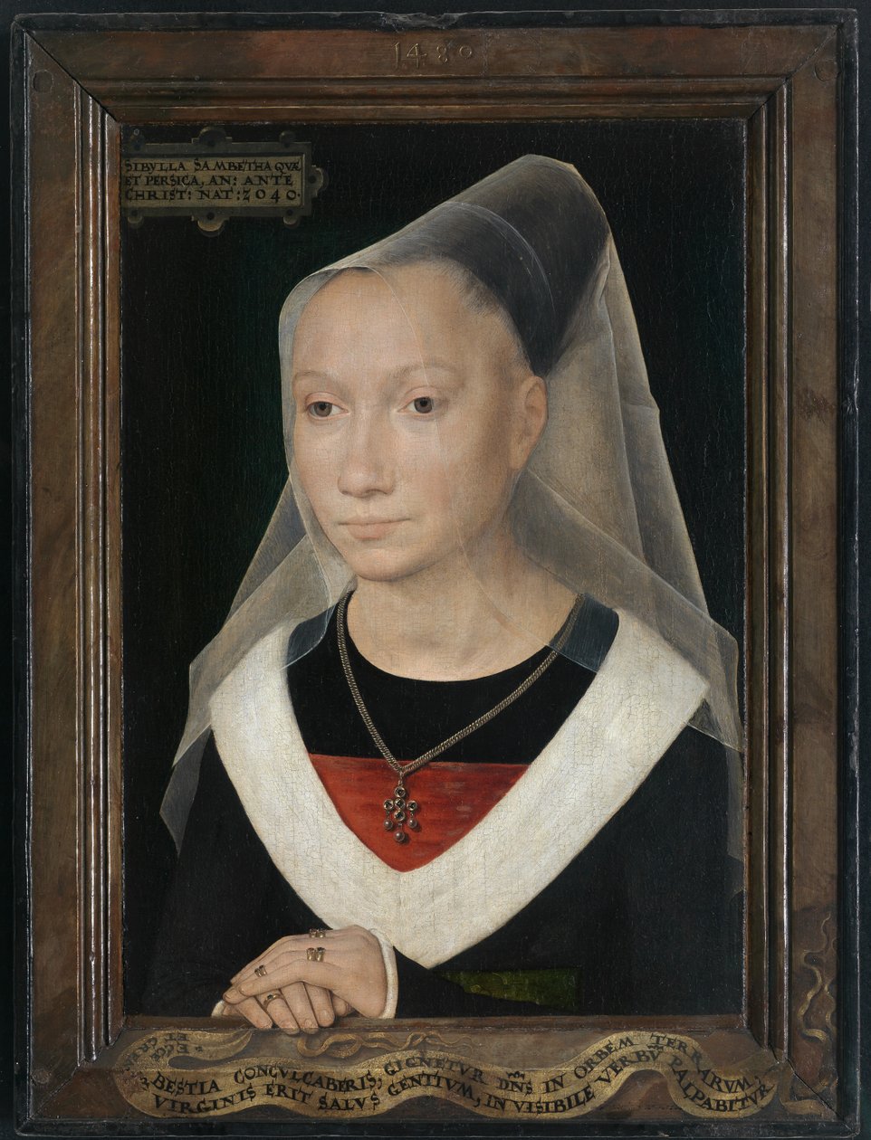 Portret młodej kobiety autorstwa Hans Memling