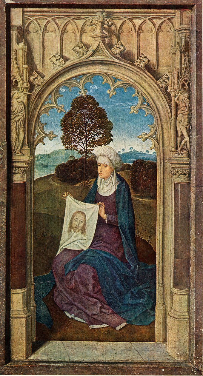 Święta Weronika, 1470-1475. autorstwa Hans Memling