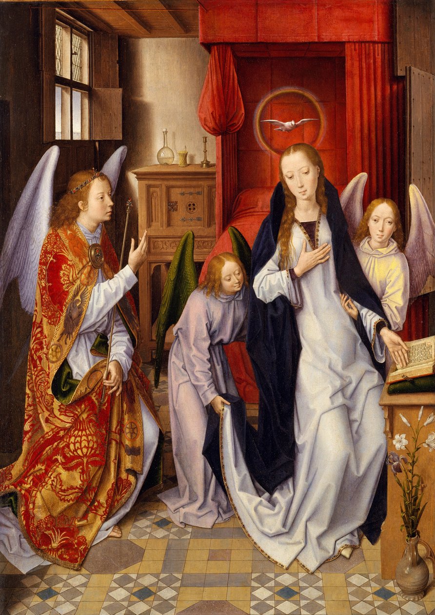 Zwiastowanie autorstwa Hans Memling