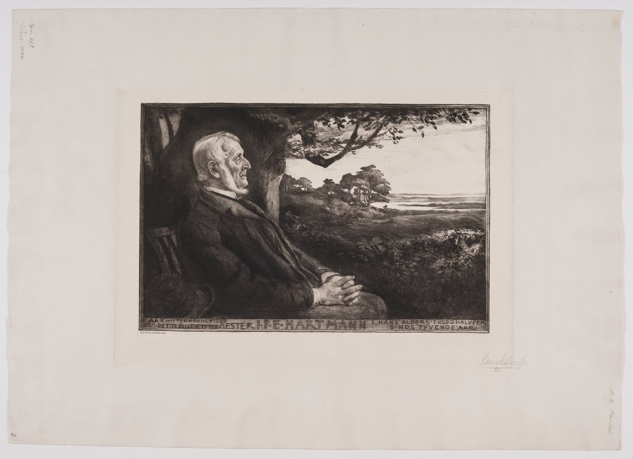 J.P.E. Hartmanna autorstwa Hans Nikolaj Hansen