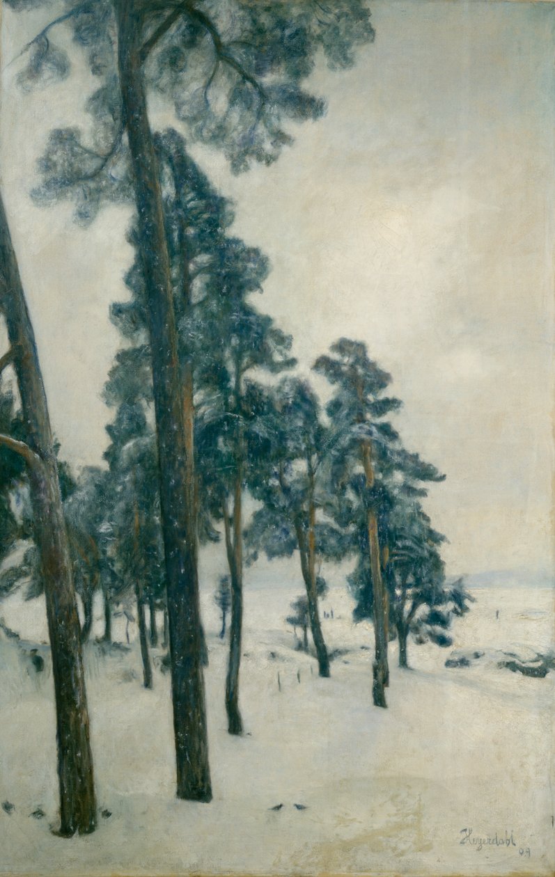 Z wody Bogstad autorstwa Hans Olaf Heyerdahl