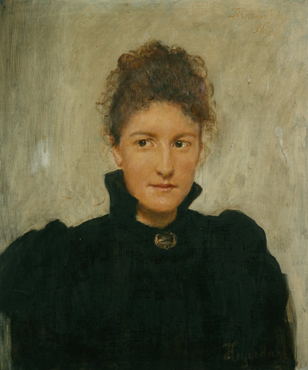 Helga Schjander autorstwa Hans Olaf Heyerdahl