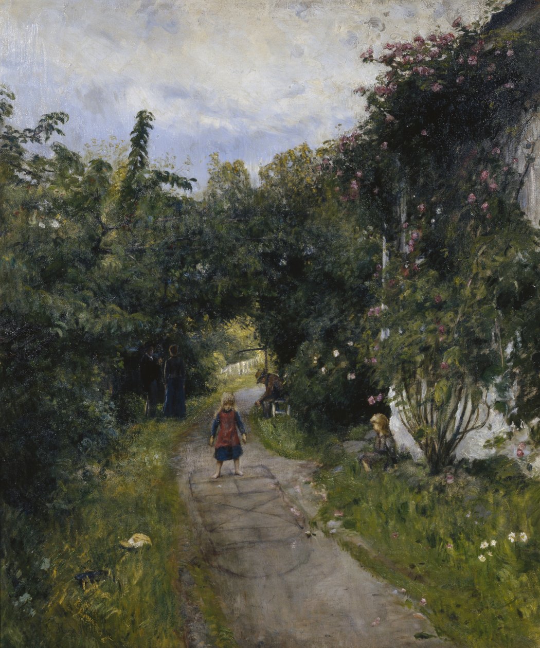 Gra w klasy, Paradis (olej na płótnie) autorstwa Hans Olaf Heyerdahl
