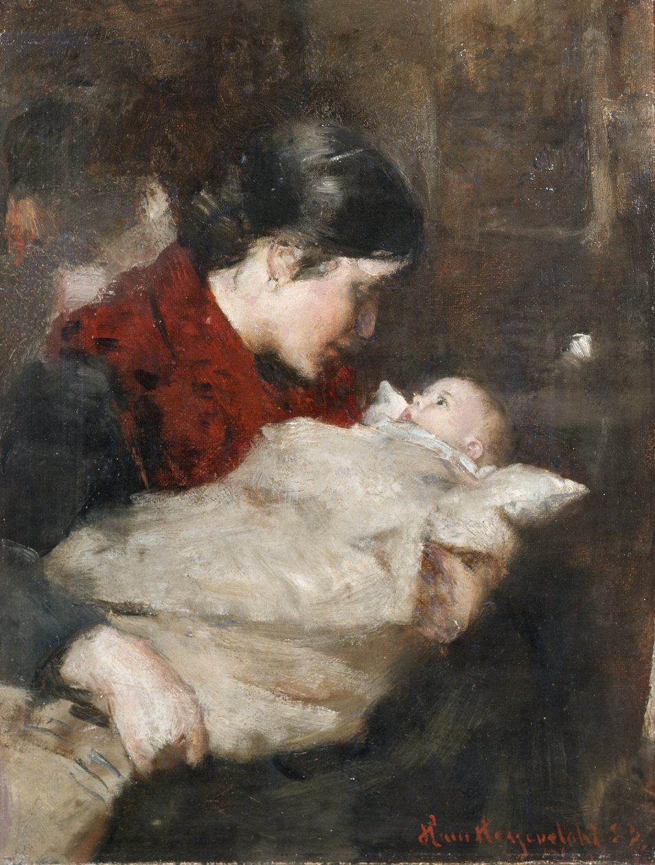 Matka i dziecko autorstwa Hans Olaf Heyerdahl