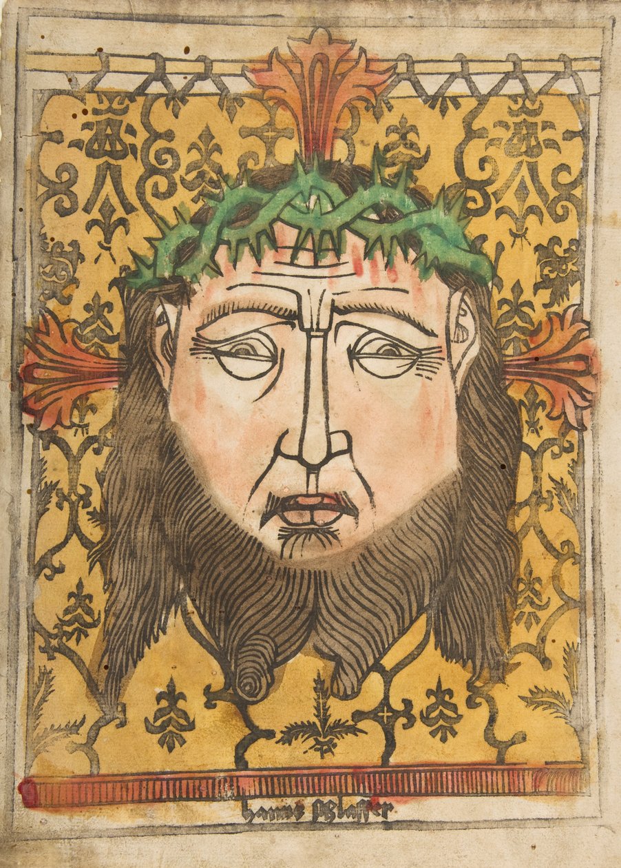Całun, ca. 1470-75. autorstwa Hans Schlaffer of Ulm