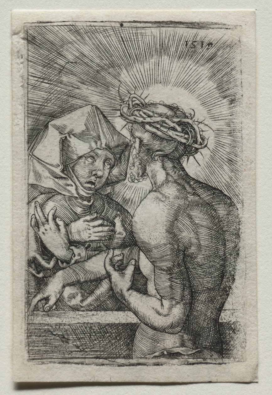 Chrystus i Dziewica autorstwa Hans Sebald Beham