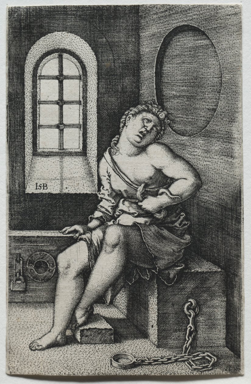 Kleopatra. autorstwa Hans Sebald Beham