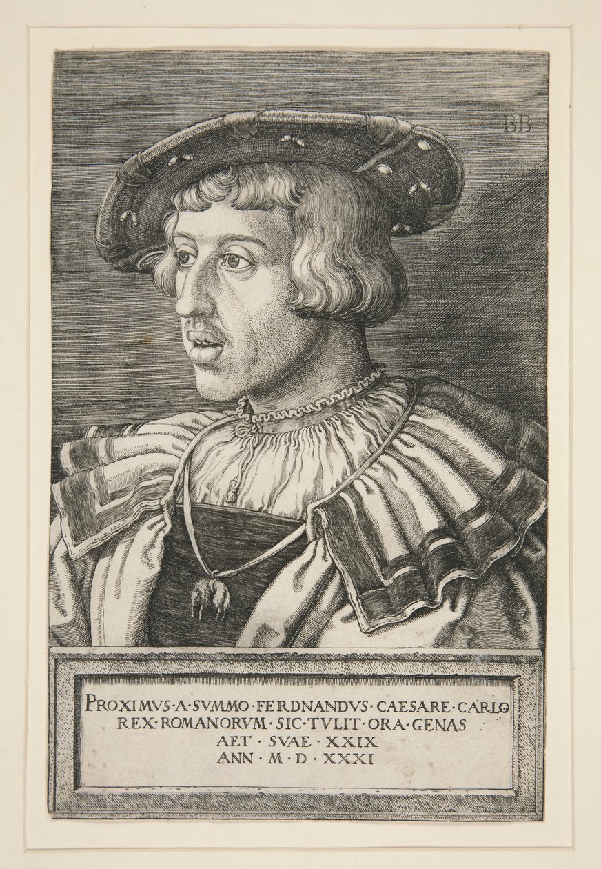 Ferdynand I autorstwa Hans Sebald Beham