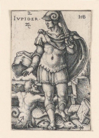Jowisz z Siedmiu Planet autorstwa Hans Sebald Beham