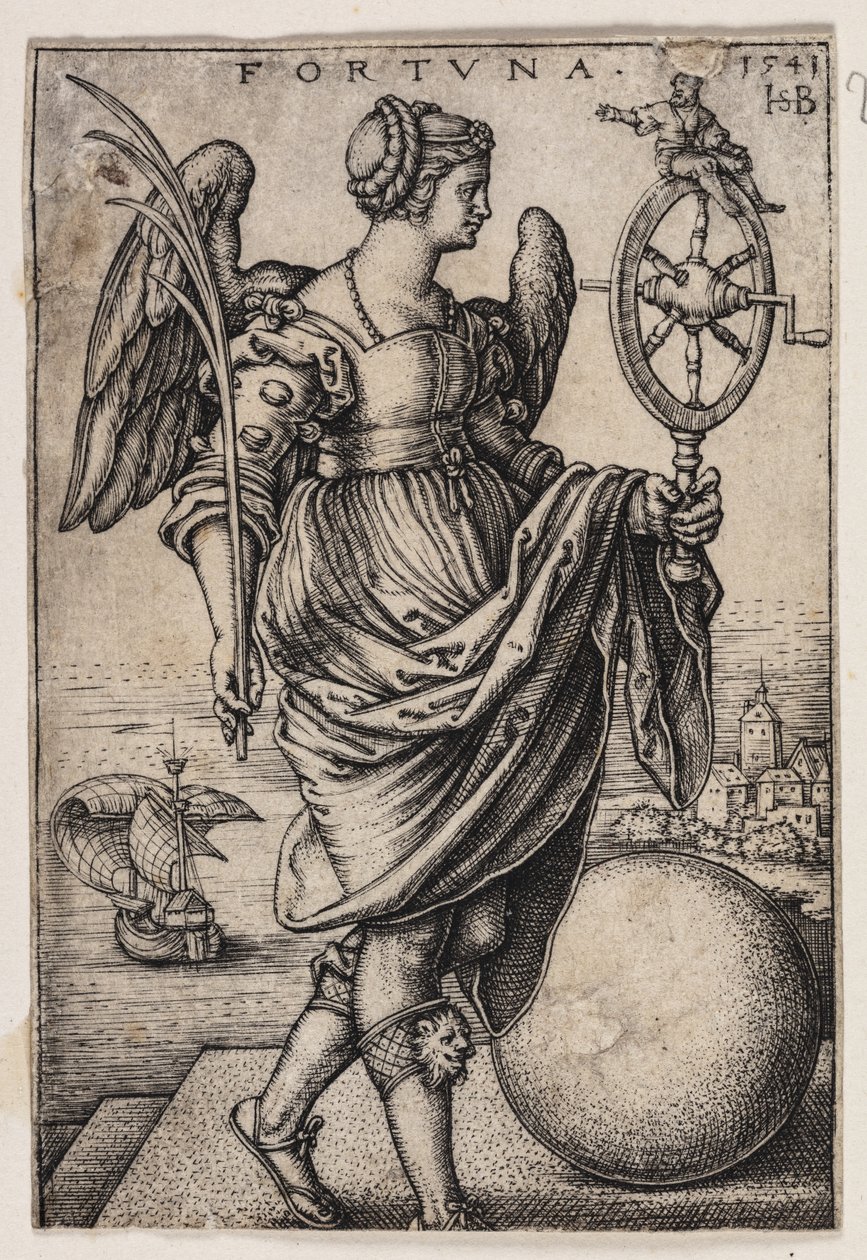 Fortuna (Fortuna) autorstwa Hans Sebald Beham