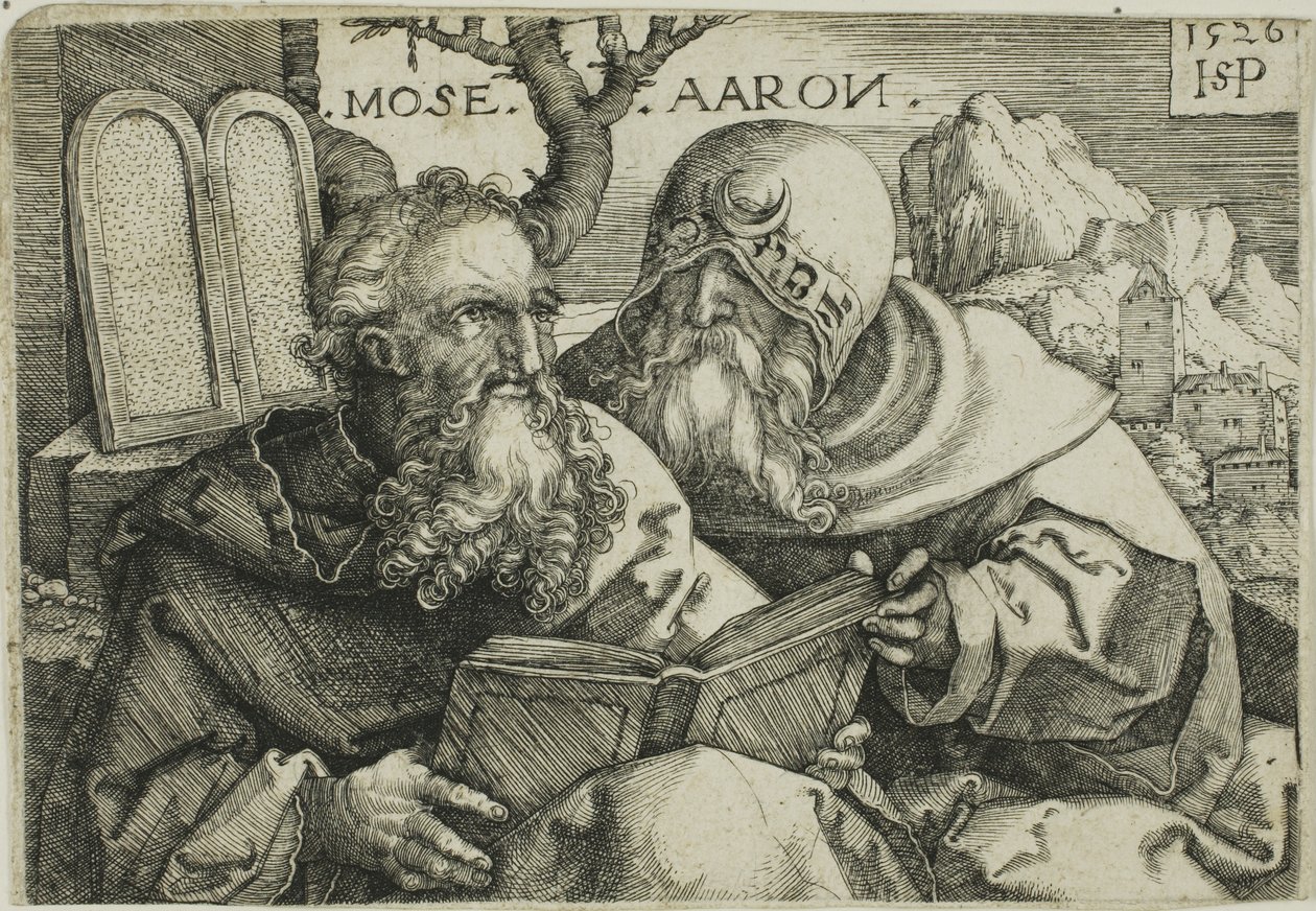 Mojżesz i Aaron autorstwa Hans Sebald Beham