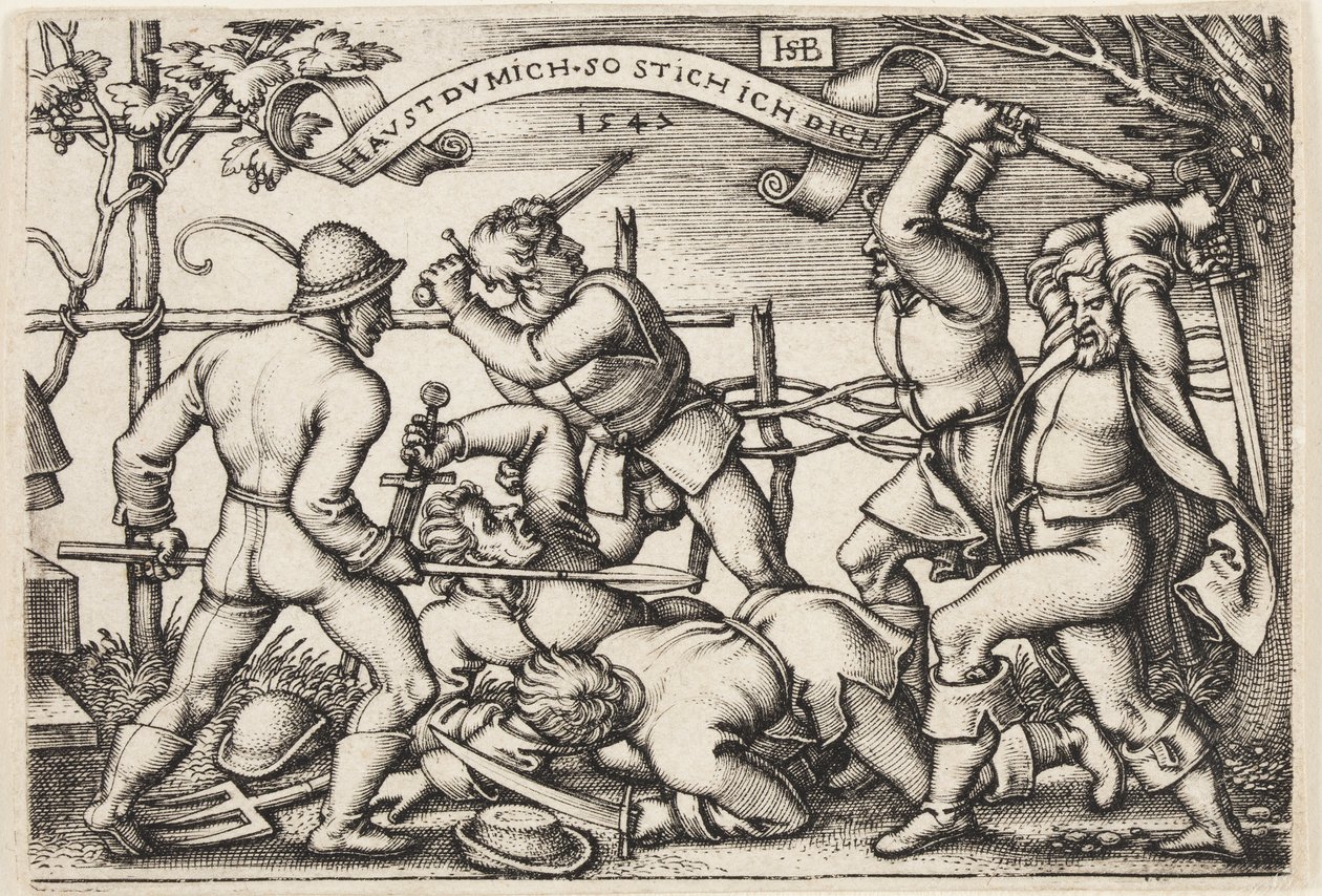 Chłopska Bójka autorstwa Hans Sebald Beham