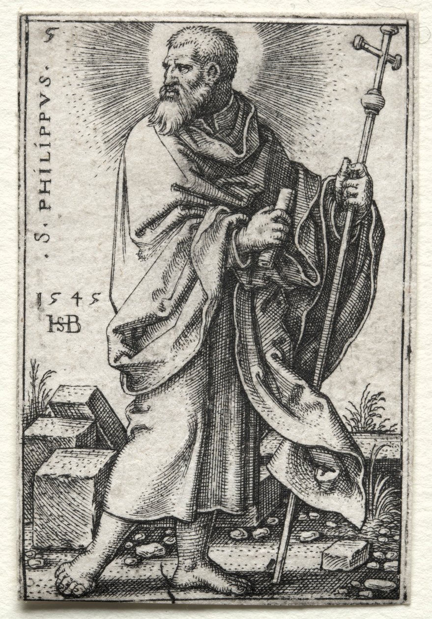 Św. Filipa, 1545-1546. autorstwa Hans Sebald Beham