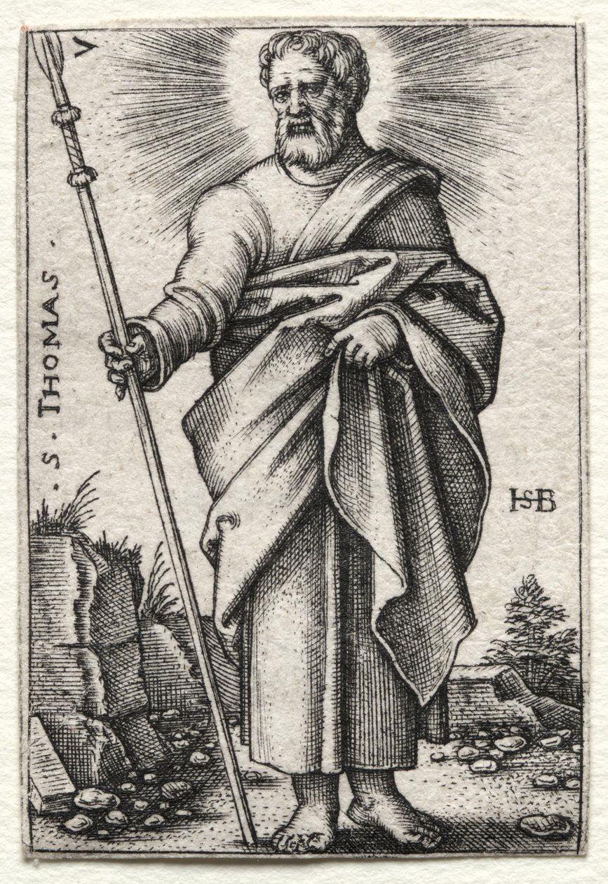 Św. Tomasz autorstwa Hans Sebald Beham