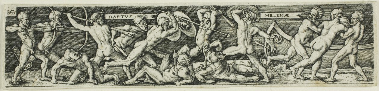 Uprowadzenie Helen autorstwa Hans Sebald Beham