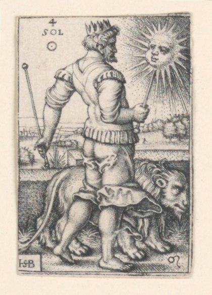 Słońce z Siedmiu Planet autorstwa Hans Sebald Beham