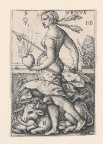 Wenus z Siedmiu Planet autorstwa Hans Sebald Beham
