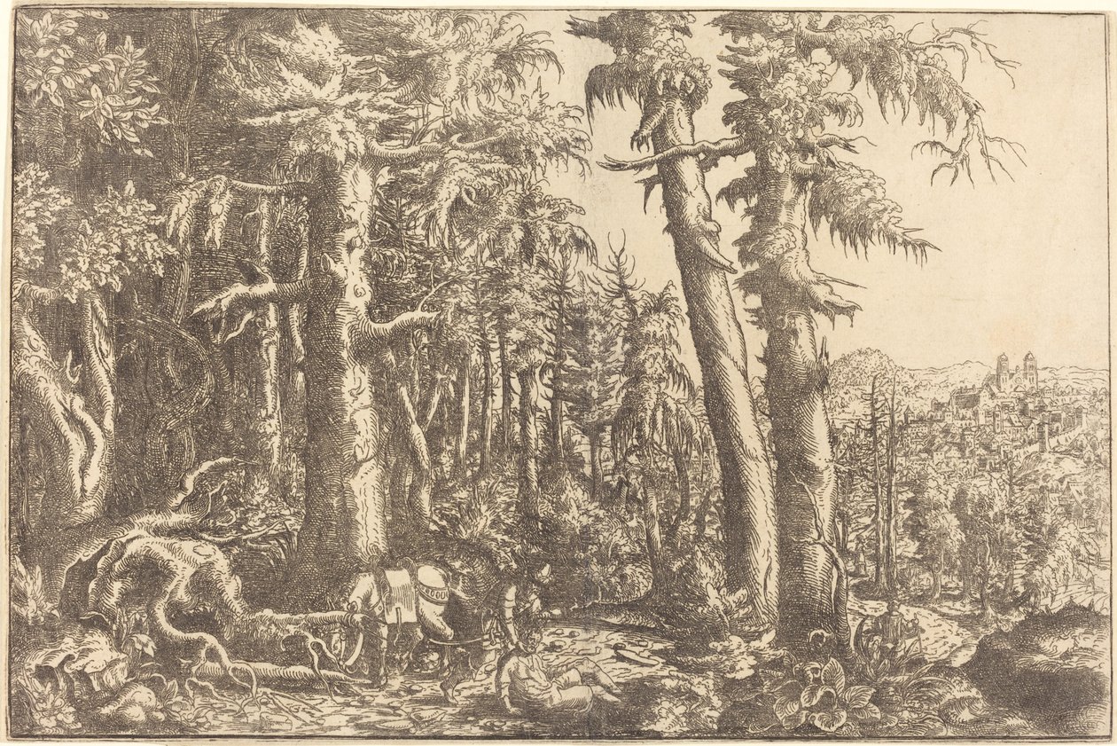 Dobry Samarytanin, c. 1558. autorstwa Hans Sebald Lautensack